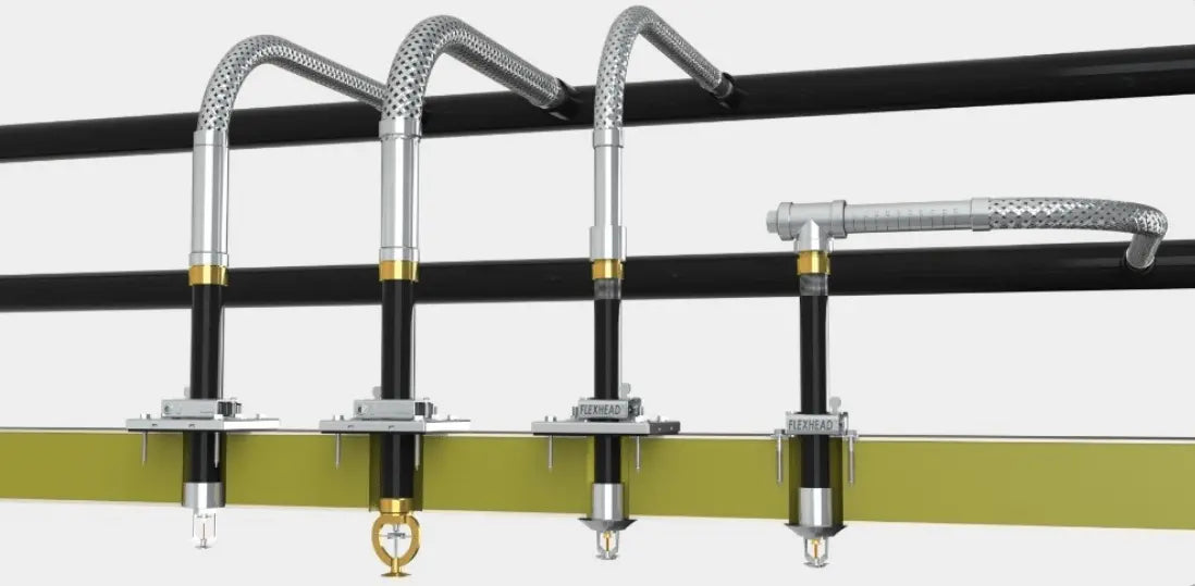 FlexHead® Dry Pendent Hose for Cold Storage Solutions by Flexhead