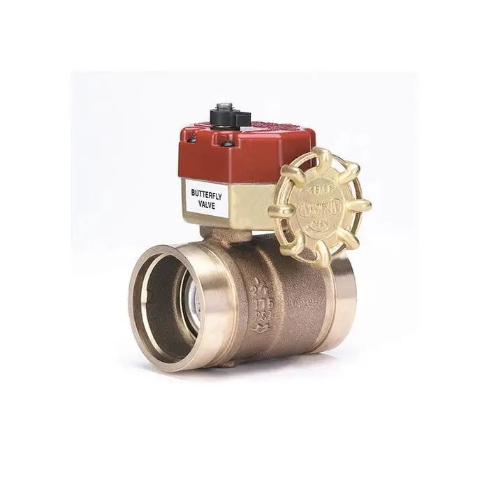 Grooved Butterball Valve With Switches For Sprinkler System by Milwaukee Valve