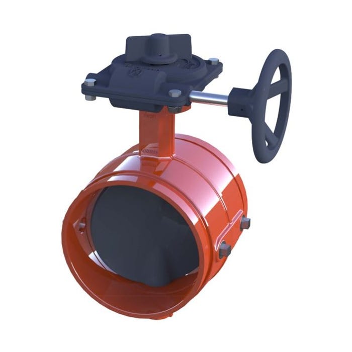 GROOVED BUTTERFLY VALVE W/ SWITCH EXTENDED LENGTH - Fire Protection Parts