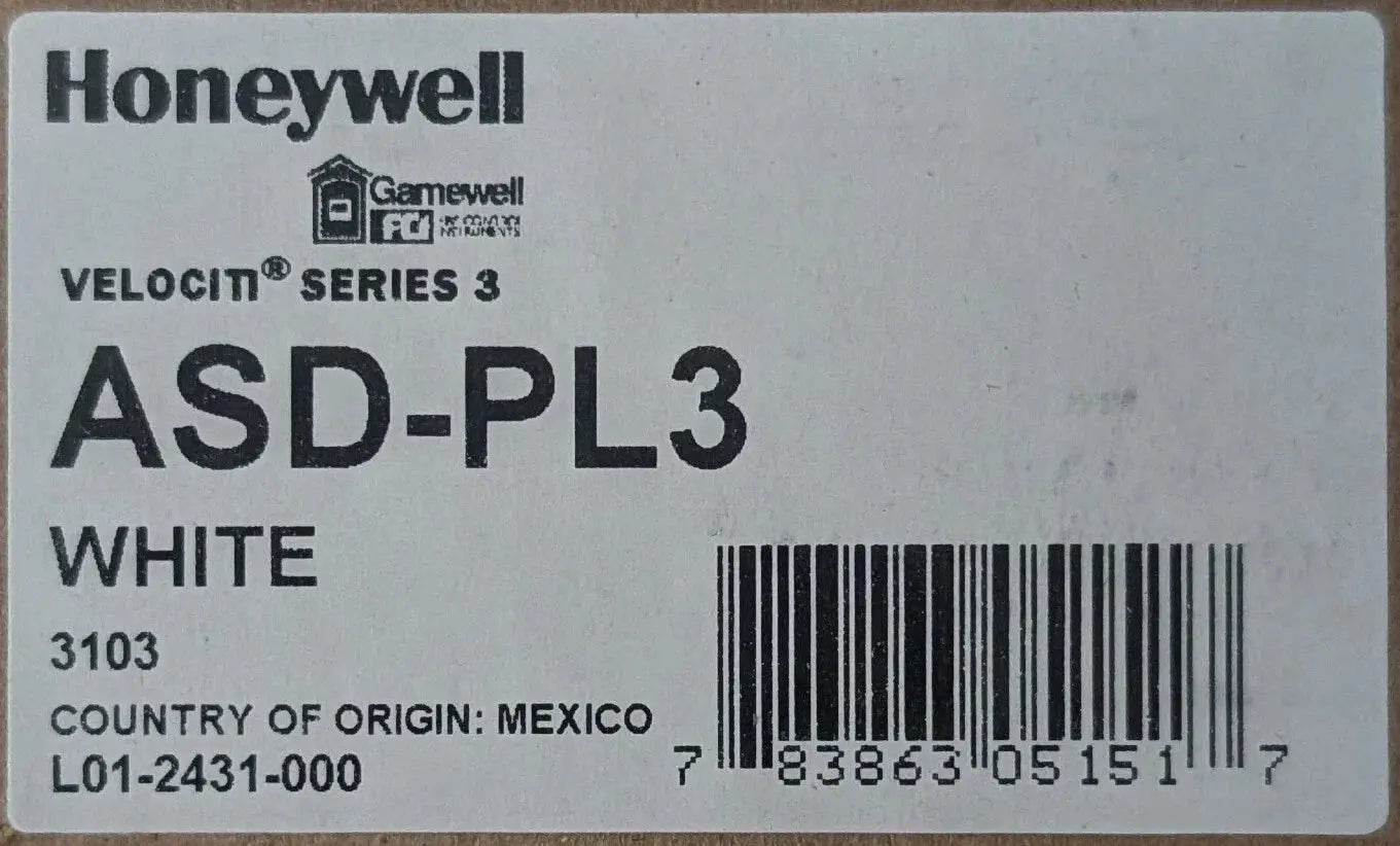 Honeywell ASD-PL3 Smoke Detector by Fredland Supply Company