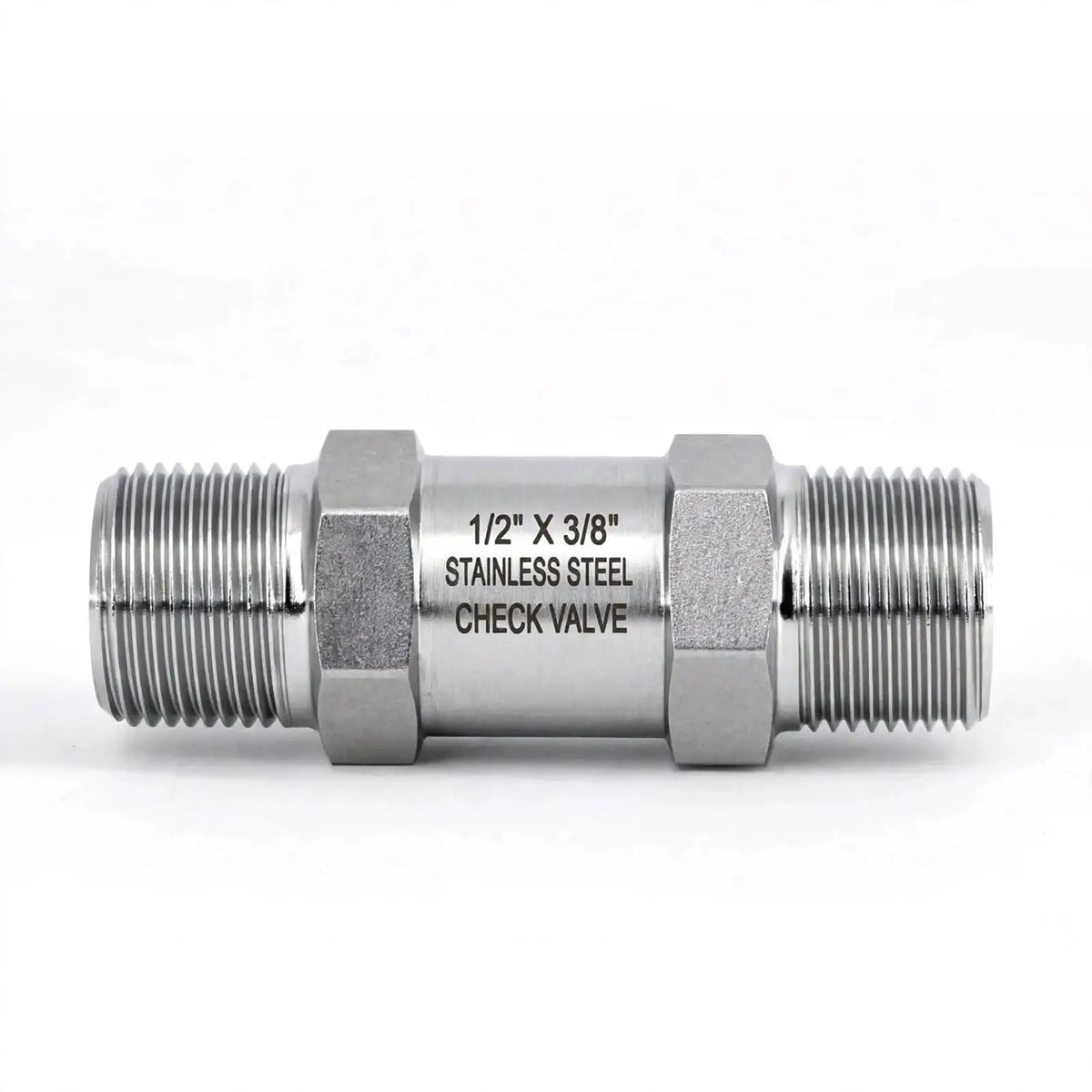 1/2" X 3/8" Stainless Steel Check Valve Genaire Component
