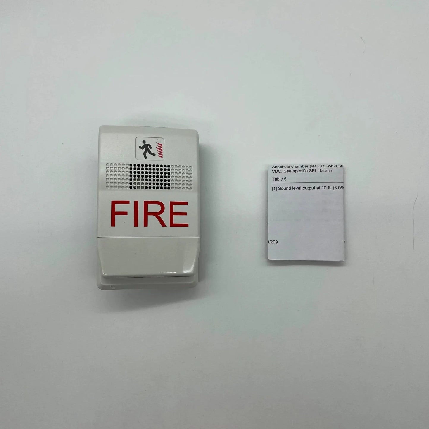 Kidde 24V White Fire Horn Steady Tone Audible Alarm for Fire Safety Systems by Kidde