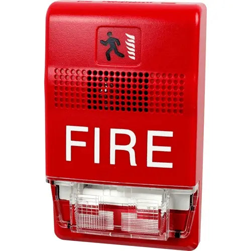Kidde 24VDC Chime Strobe Fire Alarm for Commercial Fire Safety UL/FM Approved by Kidde
