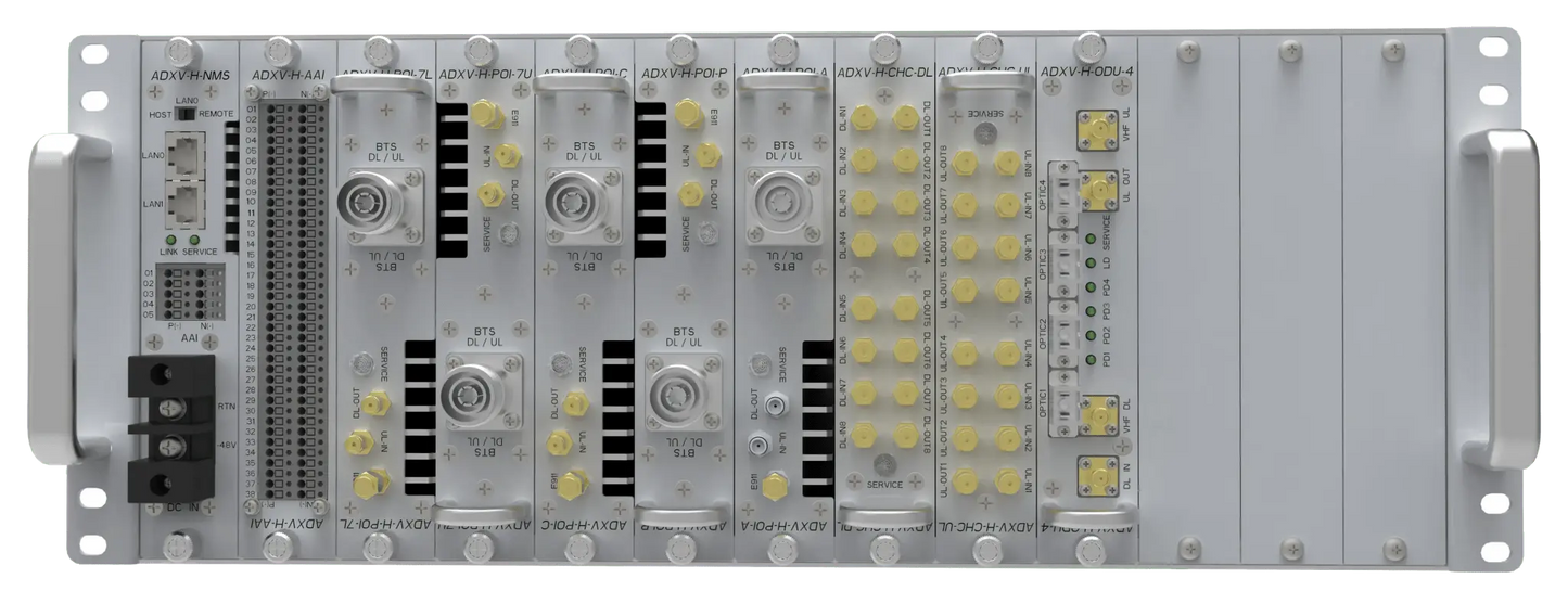 Kidde ADX V DAS Interface Module UL/FM Approved Fire Protection for Safety Professionals DAS Head End Kidde Fire Protection Parts ADX V DAS Head End Point Of Interface Module VHF/UHF (0-25dBm) (2 slots) - Fire Protection Parts