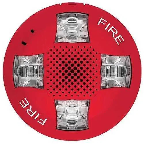Kidde Ceiling Horn Fire Alarm with Room Wiring Plate for Contractor Safety by Kidde