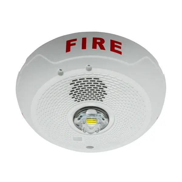 Kidde Fire Marked Wall Speaker White UL/FM Approved Emergency Communication Safety by Kidde