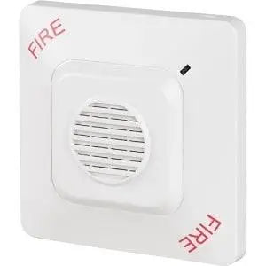 Kidde Outdoor Fire Speaker White Weather-Resistant Safety Audio by Kidde