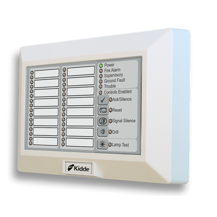 Kidde Remote Annunciator LED 16 - Zone Fire Safety Monitor - Fire Protection Parts