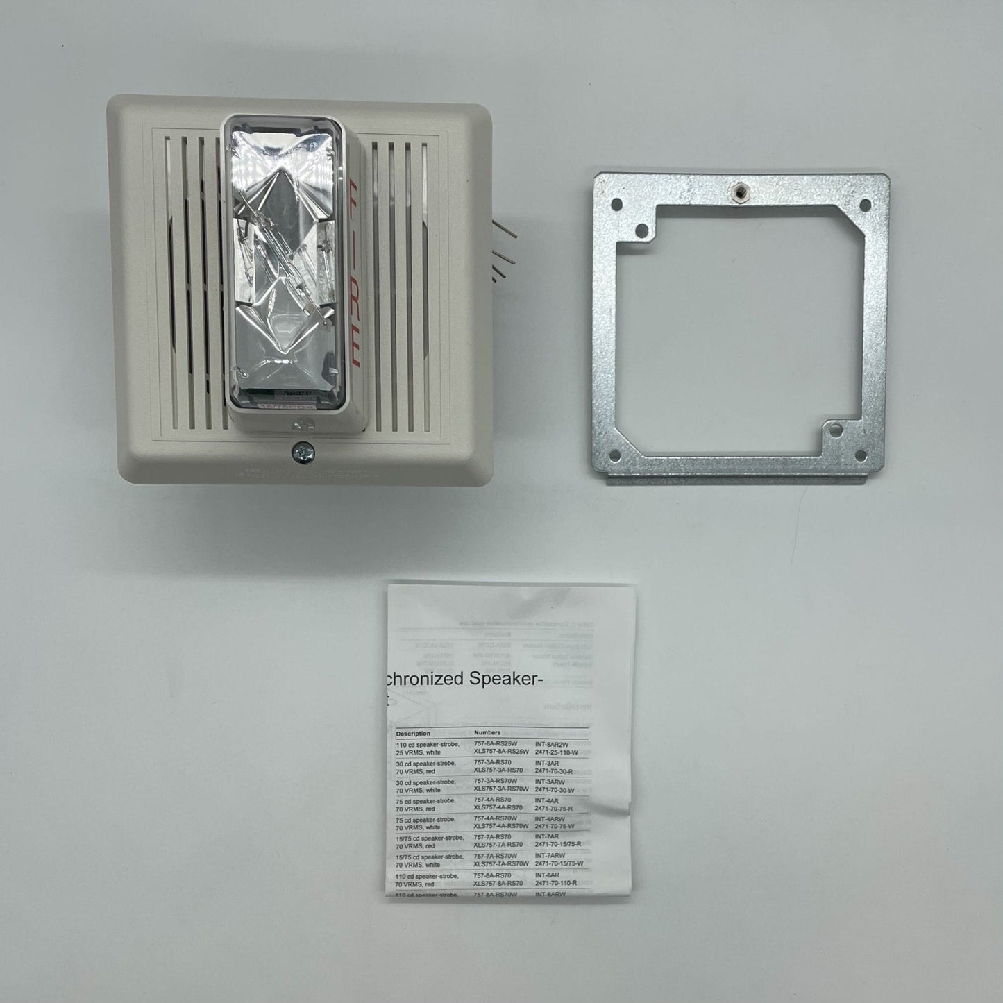 Kidde Wall Strobe 15 - 110cd White UL/FM Approved Alert - Fire Protection Parts