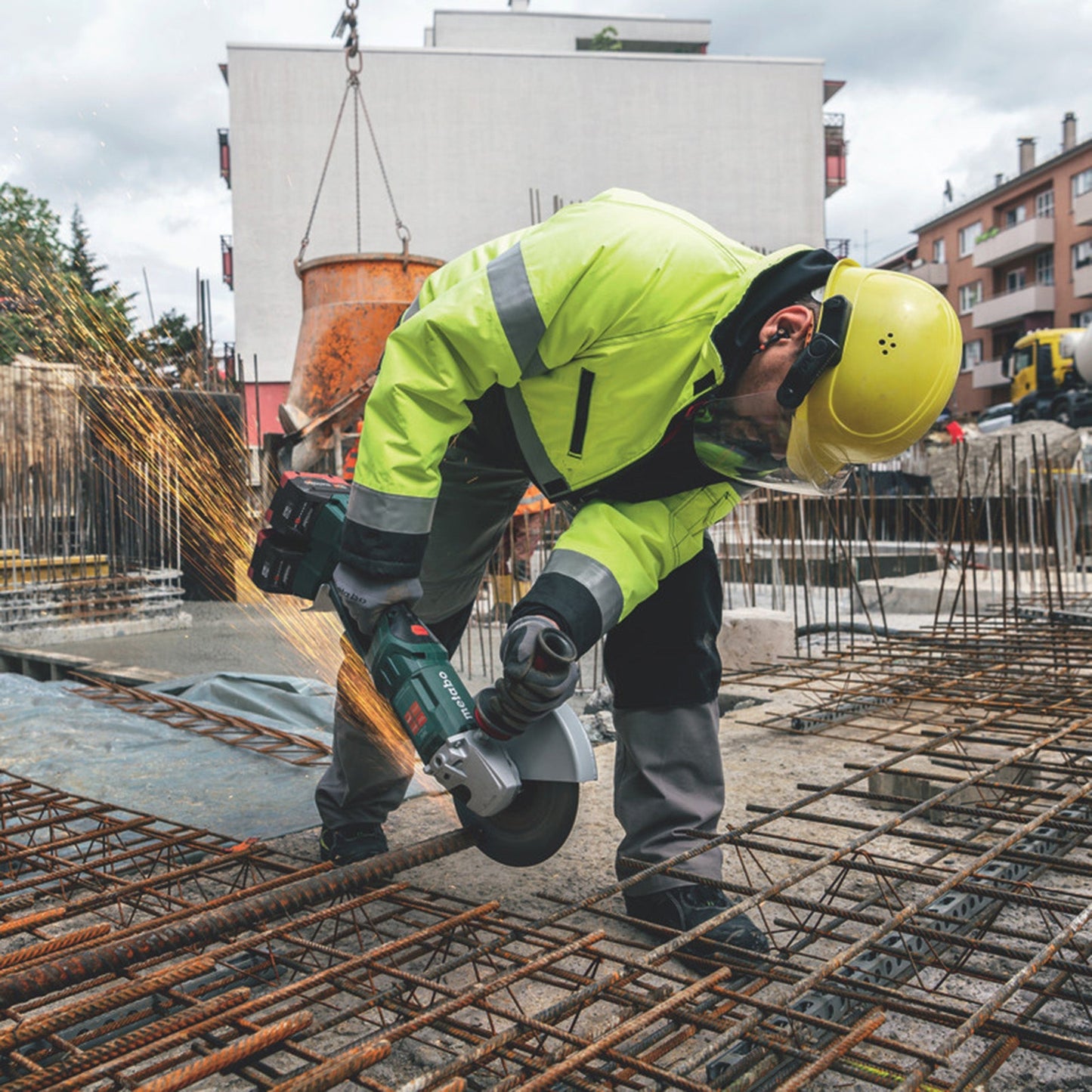 Metabo 613104520 WPB 36 - 18 LTX BL 24 - 230 Cordless Angle Grinder - Fire Protection Parts