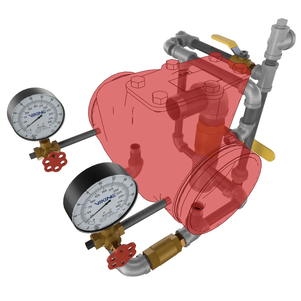 OSY Valve 3" GG UL FM Firekin for Fire Protection Systems by Jinan Meide