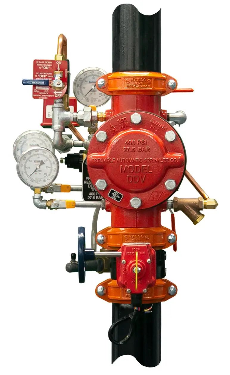 Reliable Deluge Valve Fully Assembled Dry Pilot DDX by Reliable Sprinkler