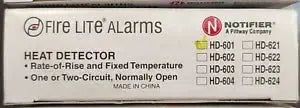 Notifier HD-601 Heat Detector by Fredland Supply Company