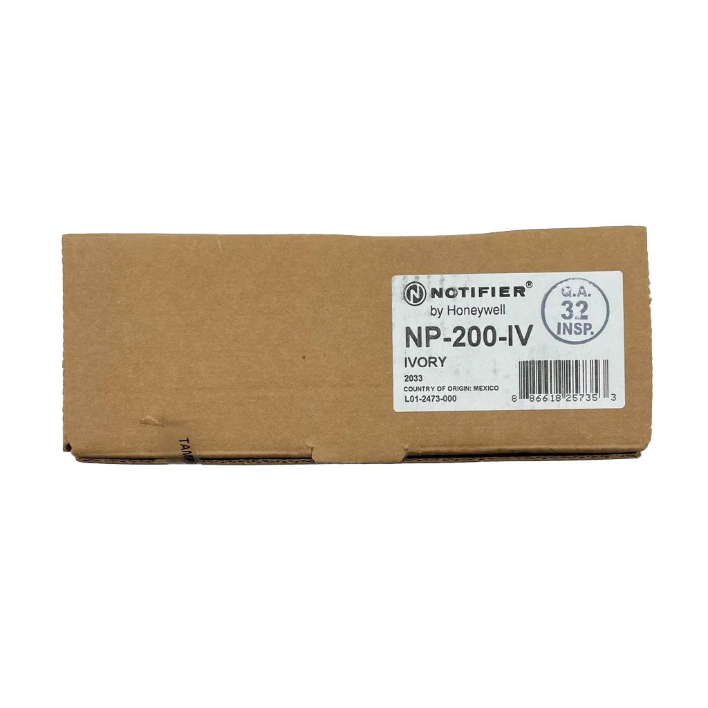 Notifier NP - 200 - IV Ivory Low - Profile Intelligent Photoelectric Sensor - Fire Protection Parts