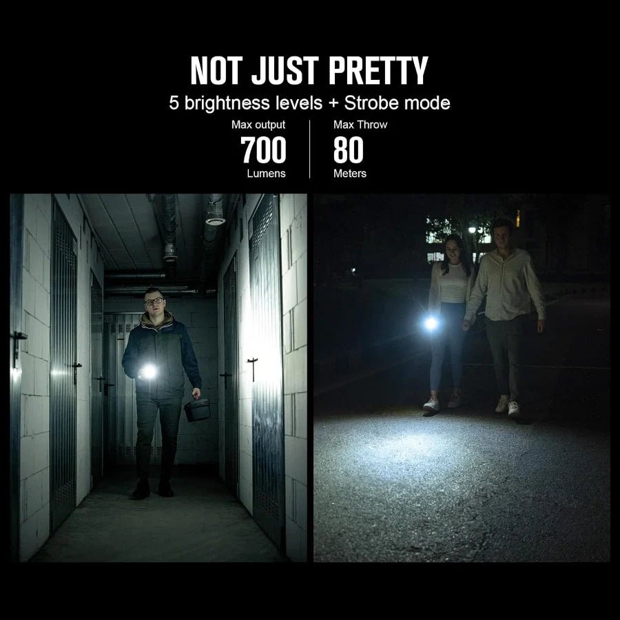 OLIGHT DIFFUSERD Diffuse 700 Lumens EDC Pocket Flashlight - Red - Fire Protection Parts