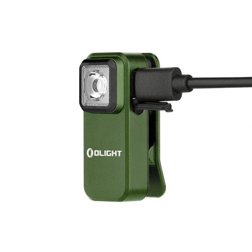 OLIGHT OCLIPODG Oclip Clip Light with White and Red Light - OD Green - Fire Protection Parts