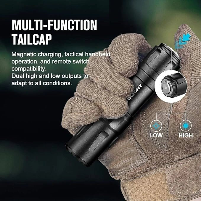 OLIGHT ODINMINIBK Odin Mini Tactical Flashlight - Fire Protection Parts