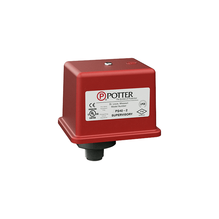 Pressure Supervisory Switch PS40 Series For Fire Systems by Potter Electric Signal