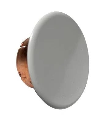 Reliable™ G5 Cover Plate, White Painted, 135F, 3 - 5/16 in. OD, CG50W - Fire Protection Parts