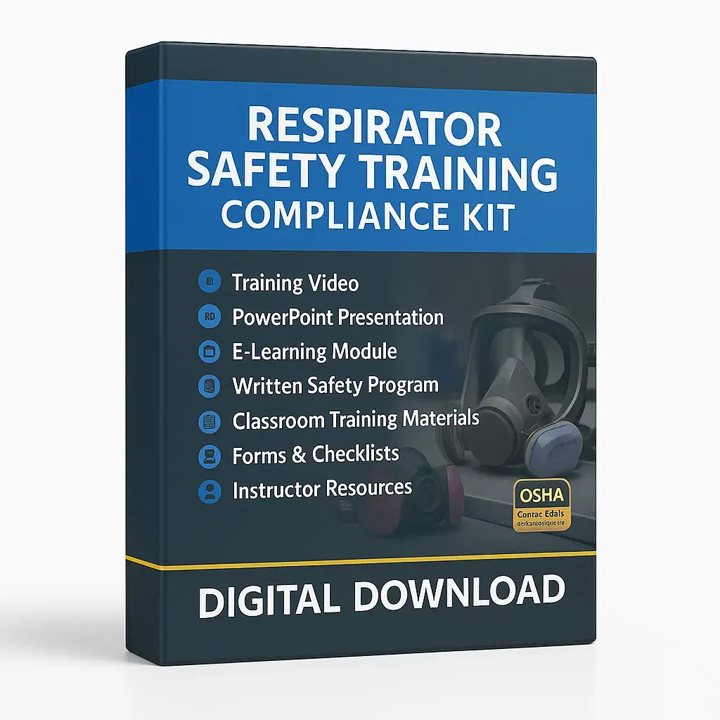Respirator Safety Training Compliance Kit by XO Safety