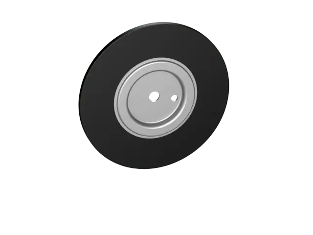 Rubber Air Plate 6" Dry Fire Protection Equipment by Viking