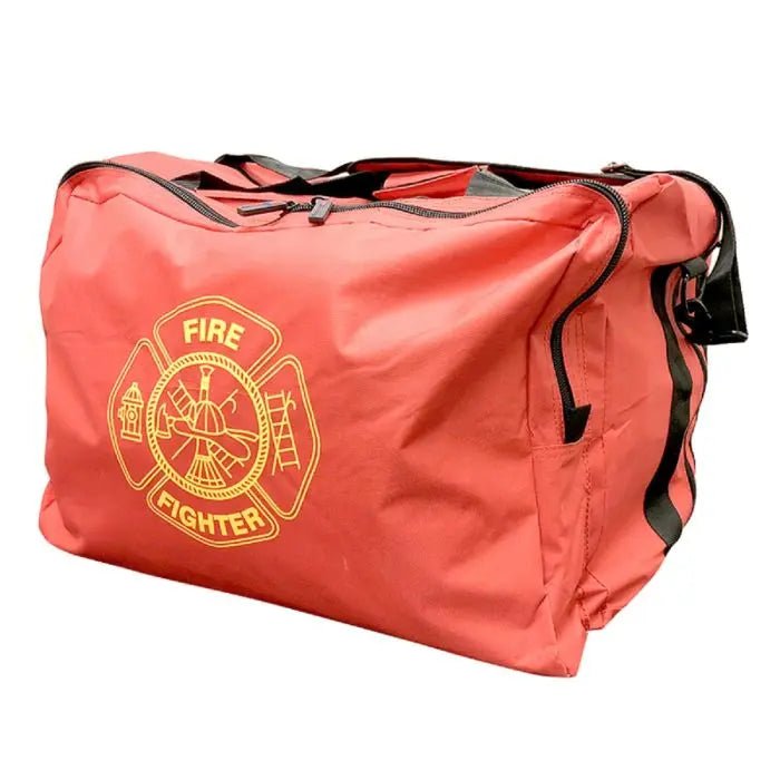 Safety Main BRLBC - 15017 Deluxe Firefighter Gear Bag, Red, 1 Each - Fire Protection Parts