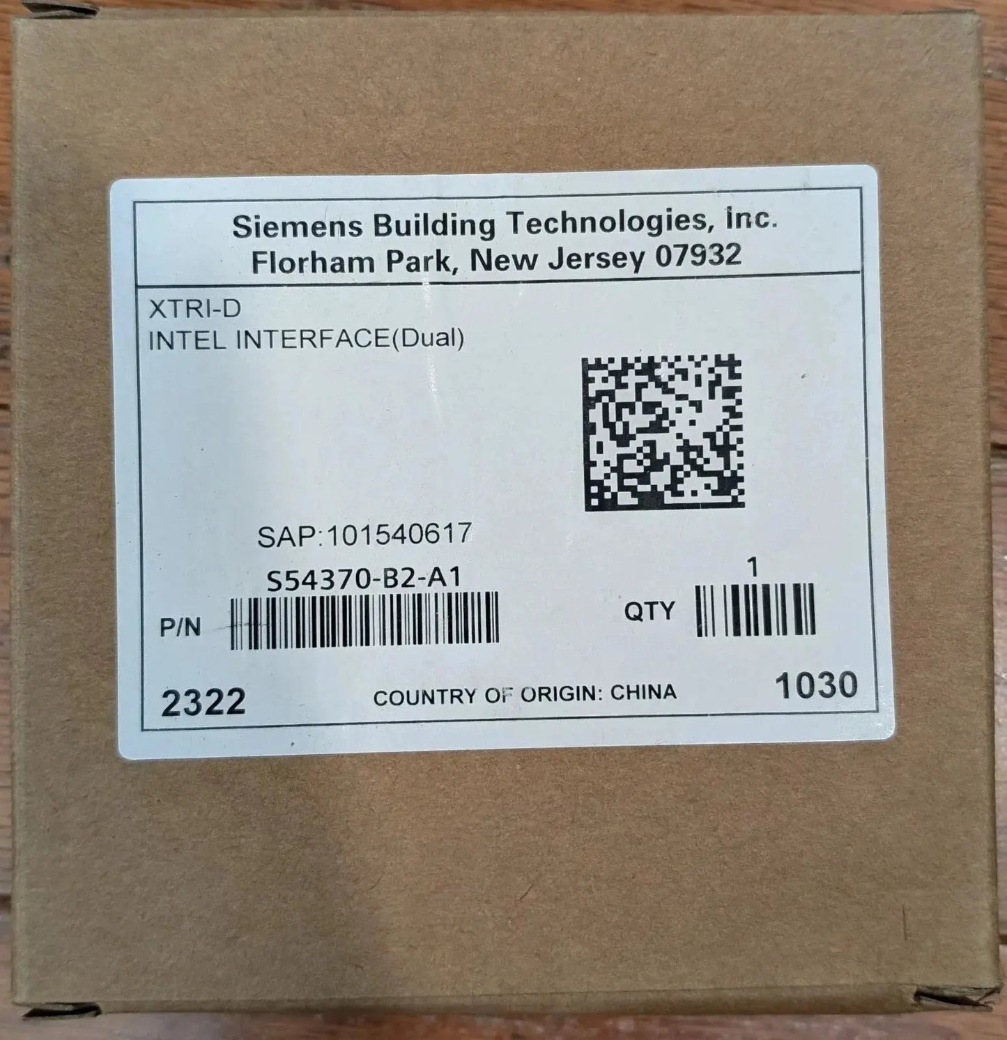 Siemens XTRI-D Dual Interface Module by Fredland Supply Company