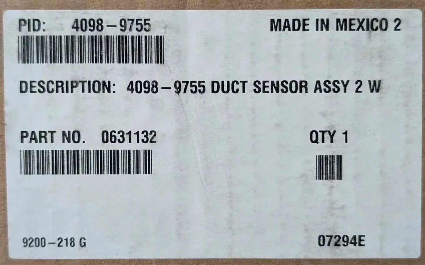 Simplex 4098-9755 Duct Detector by Fredland Supply Company