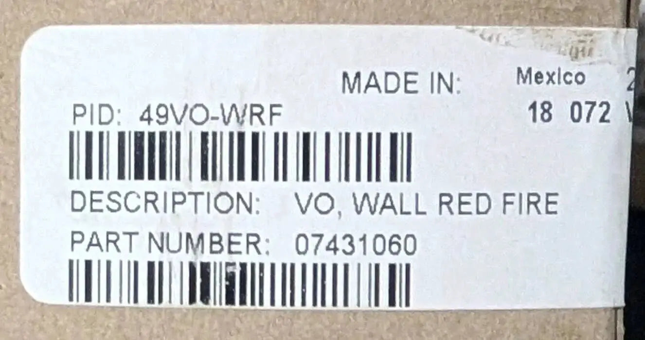 Simplex 49VO-WRF Wall Mount Strobe by Fredland Supply Company