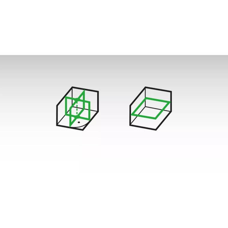 Stabila 03420 Multi - line laser LAX 600 G, 12 V system, 7 - piece set, with battery and charger - Fire Protection Parts