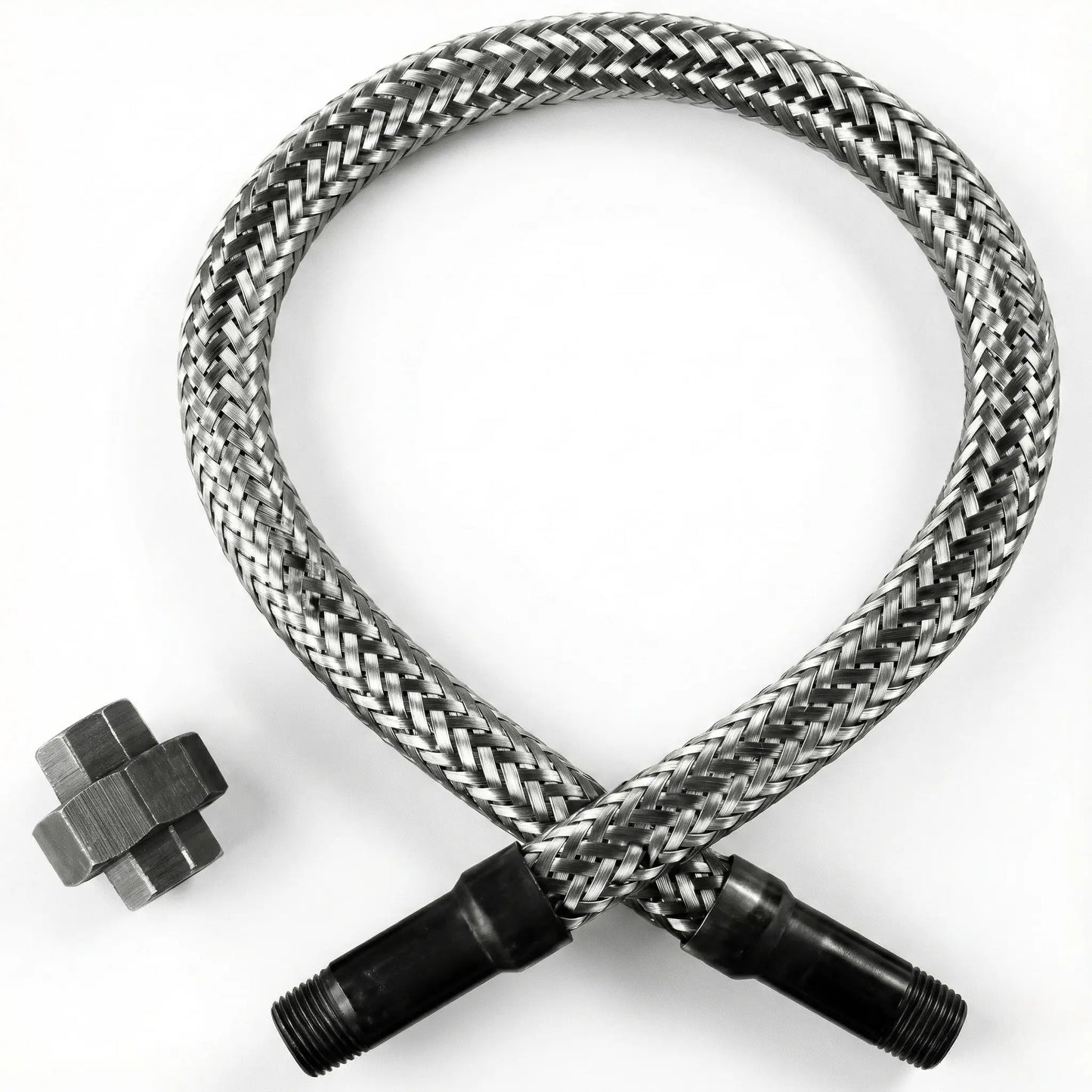 Stainless Steel Flex Hose 1/2" MNPT for Air Compressor Accessories General Air Products Fire Protection Parts Stainless Steel Flex Hose 1/2 Inch Air Compressor - Viking