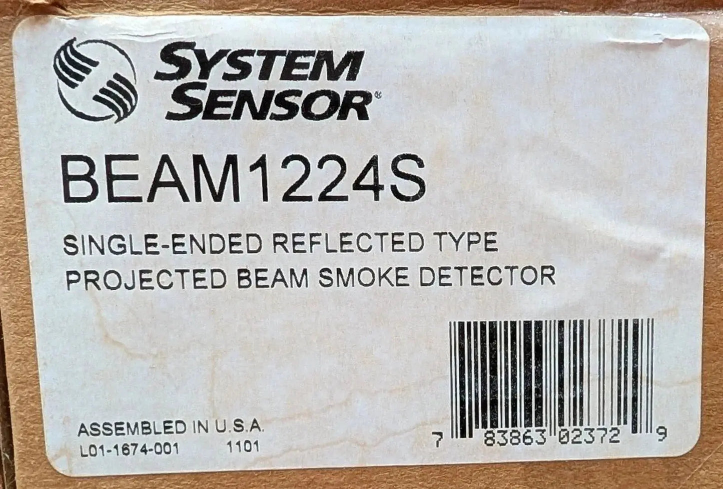 System Sensor BEAM-1224S Reflective Beam Smoke Detector by Fredland Supply Company