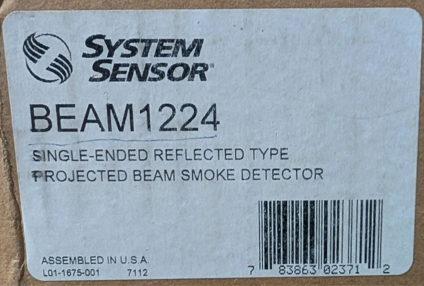 System Sensor BEAM1224 Beam Smoke Detector - Fire Protection Parts