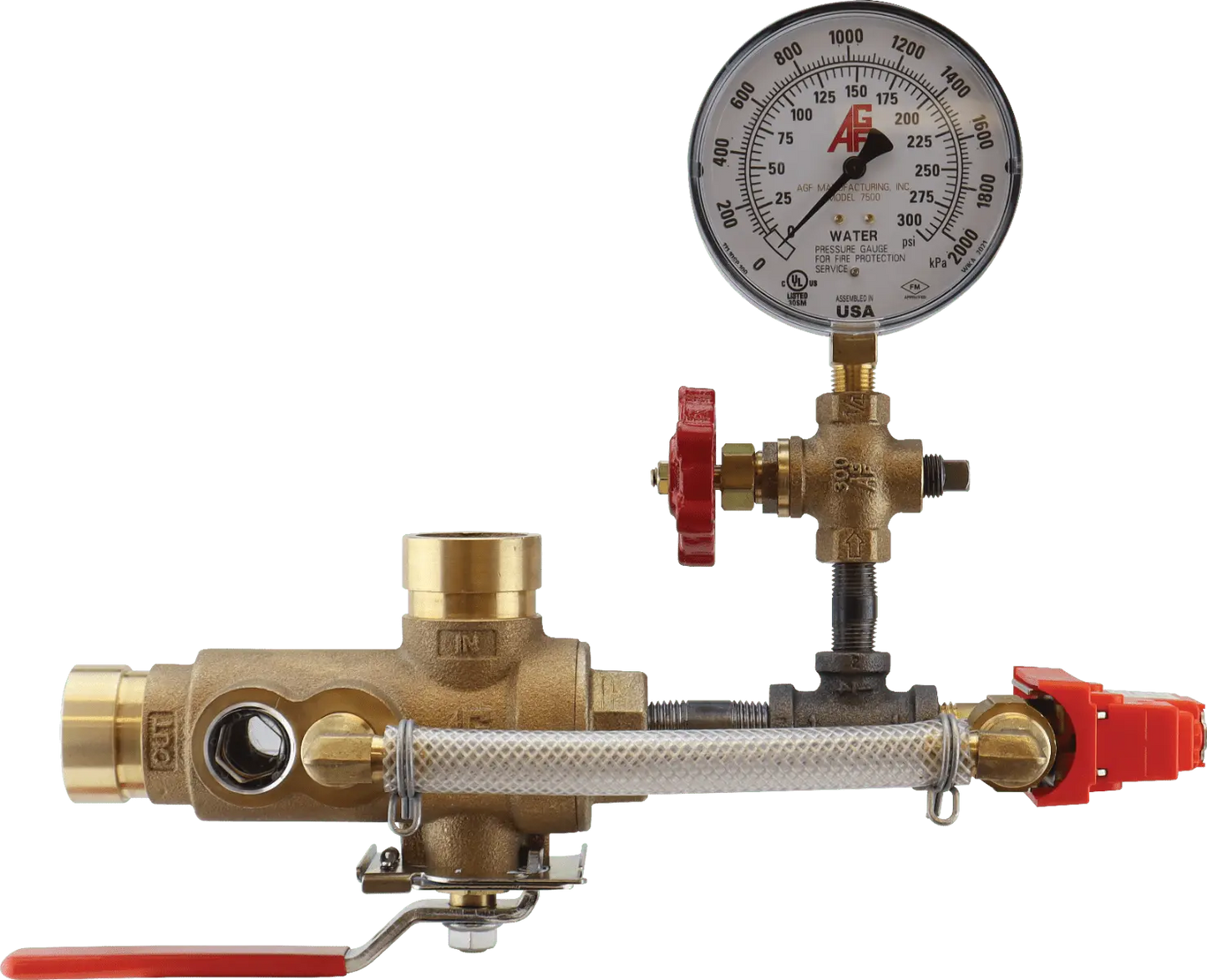 TESTanDRAIN 2511T Ball Valve for Fire Sprinkler System by AGF Manufacturing