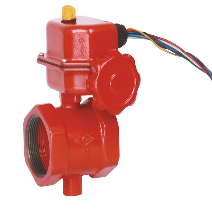 THREADED BUTTERFLY VALVE W/ SWITCH UL/FM - Fire Protection Parts