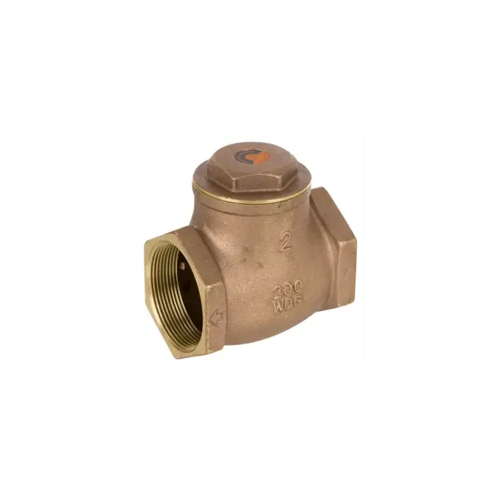 Threaded Swing Check Valve Soft Seat Brass Body by Smith-Cooper Intl