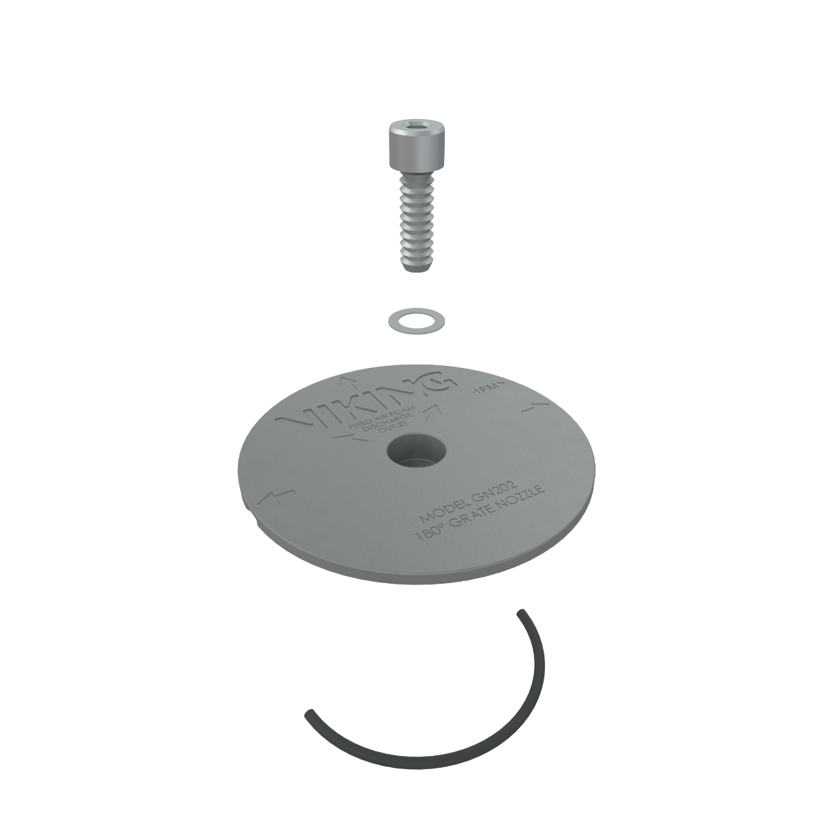 TRENCH NZLE ASSY,180° - Fire Protection Parts