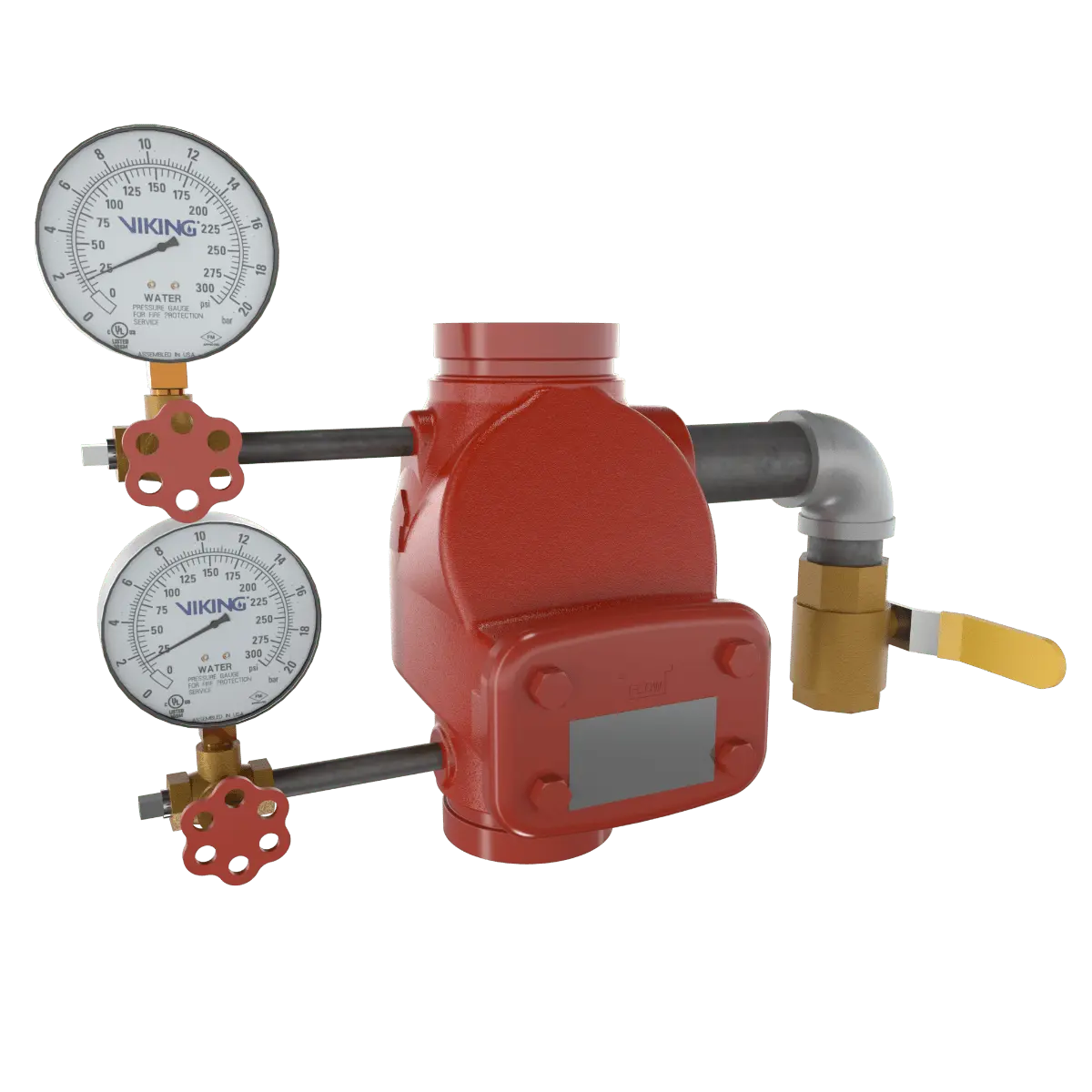 Trimmed 3" EZ Riser CK GG Fire Protection System Equipment by Viking