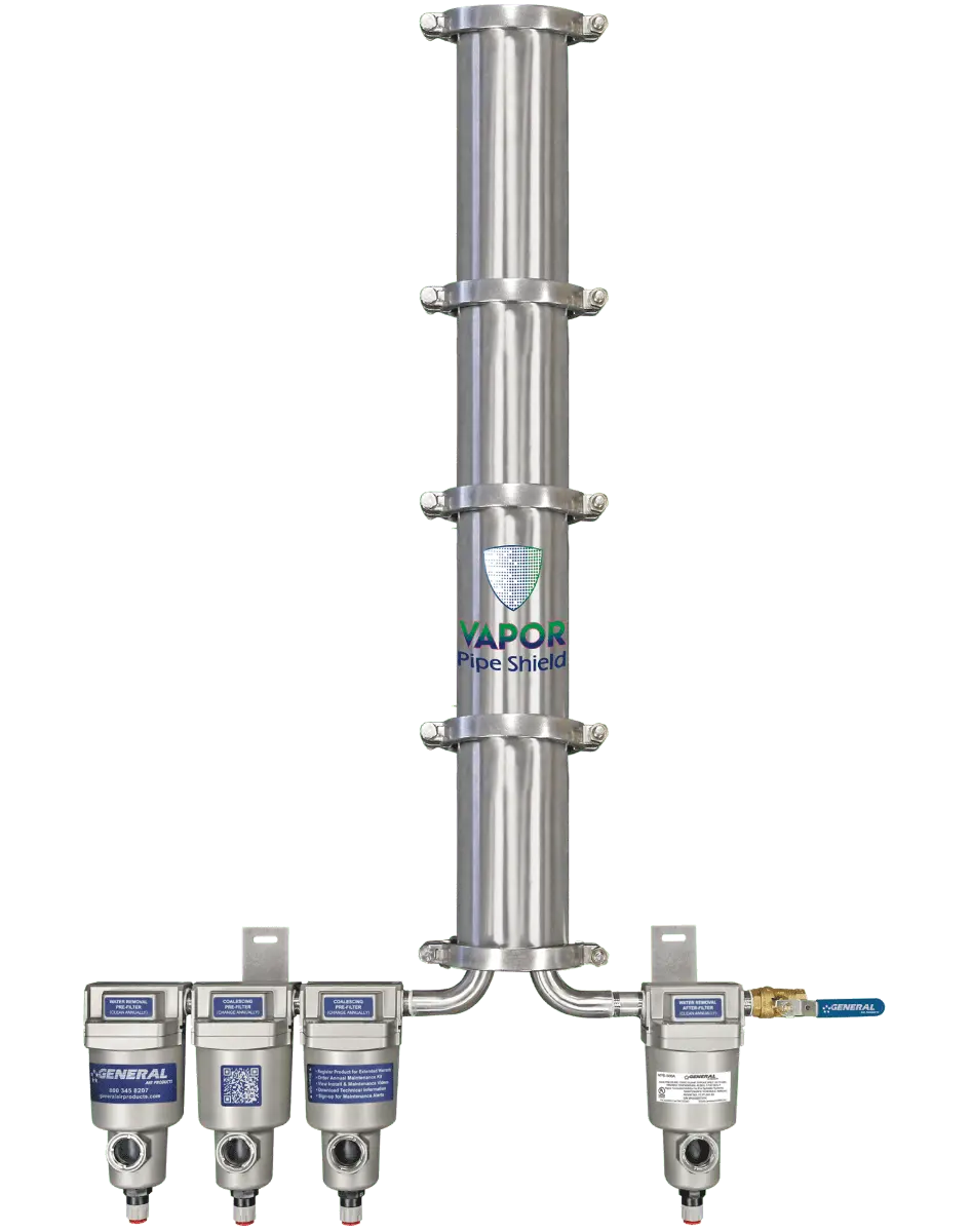Vapor Pipe Shield For Corrosion-proof Fire Protection System by Fire Protection Parts
