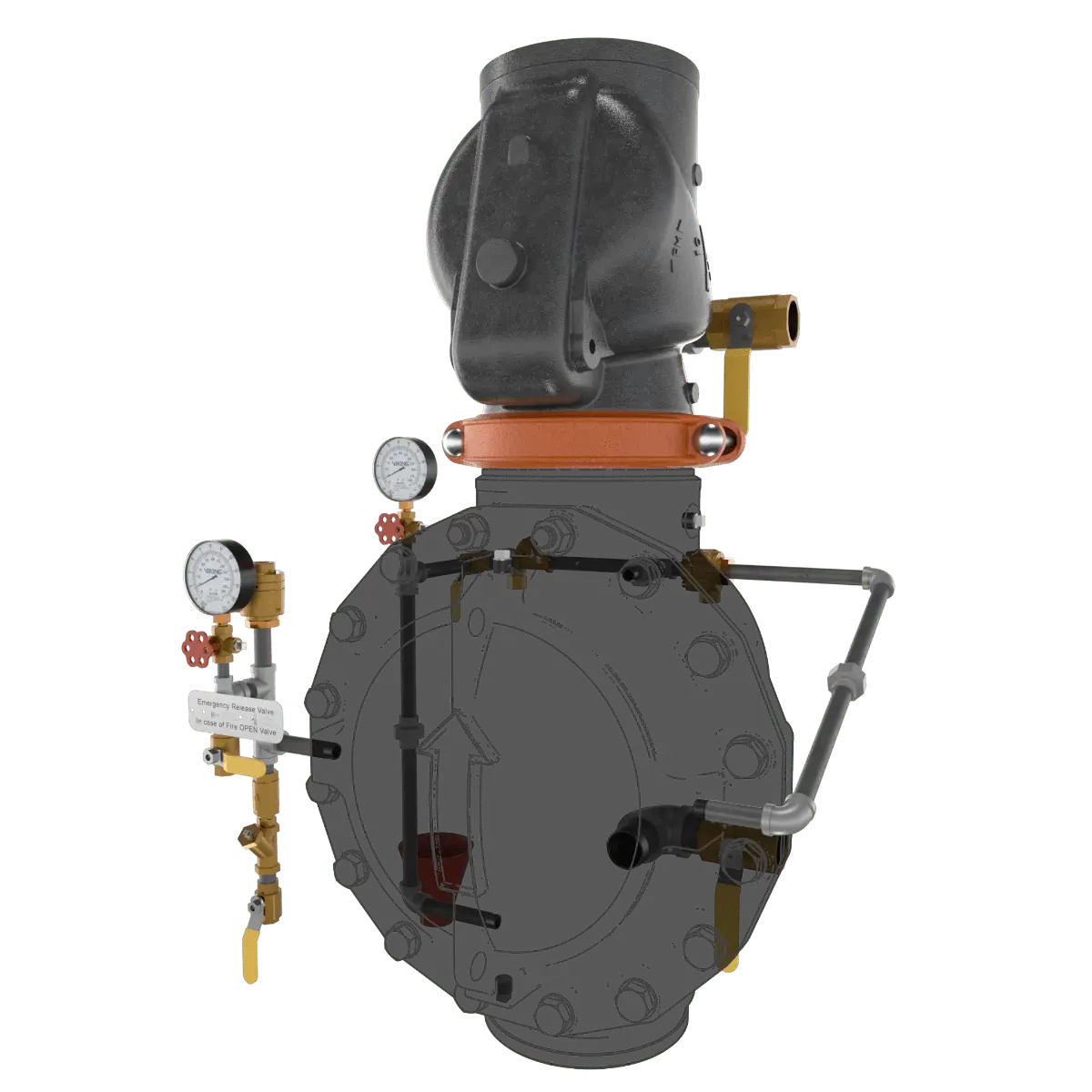 Viking VXD Preaction Pneumatic Release Trim System by Viking
