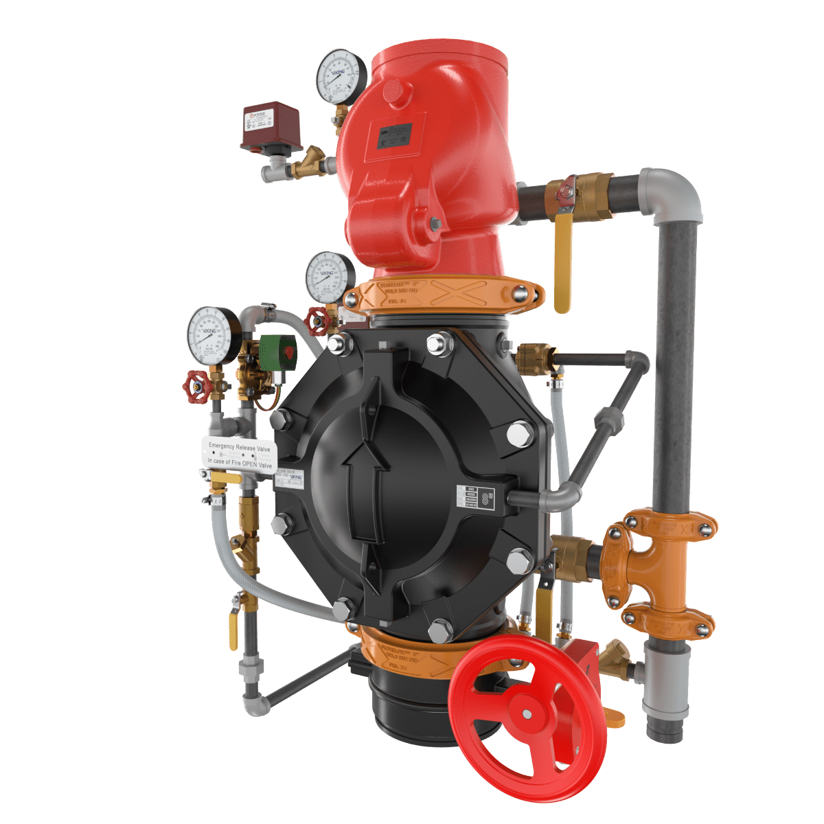 VXD PTR SINGLE INTERLOCK/DOUBLE INTERLOCK ELECTRIC RELEASE - Fire Protection Parts