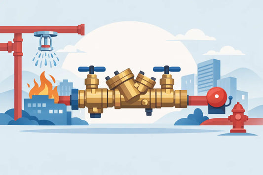 Backflow Preventer for Fire Sprinkler Systems