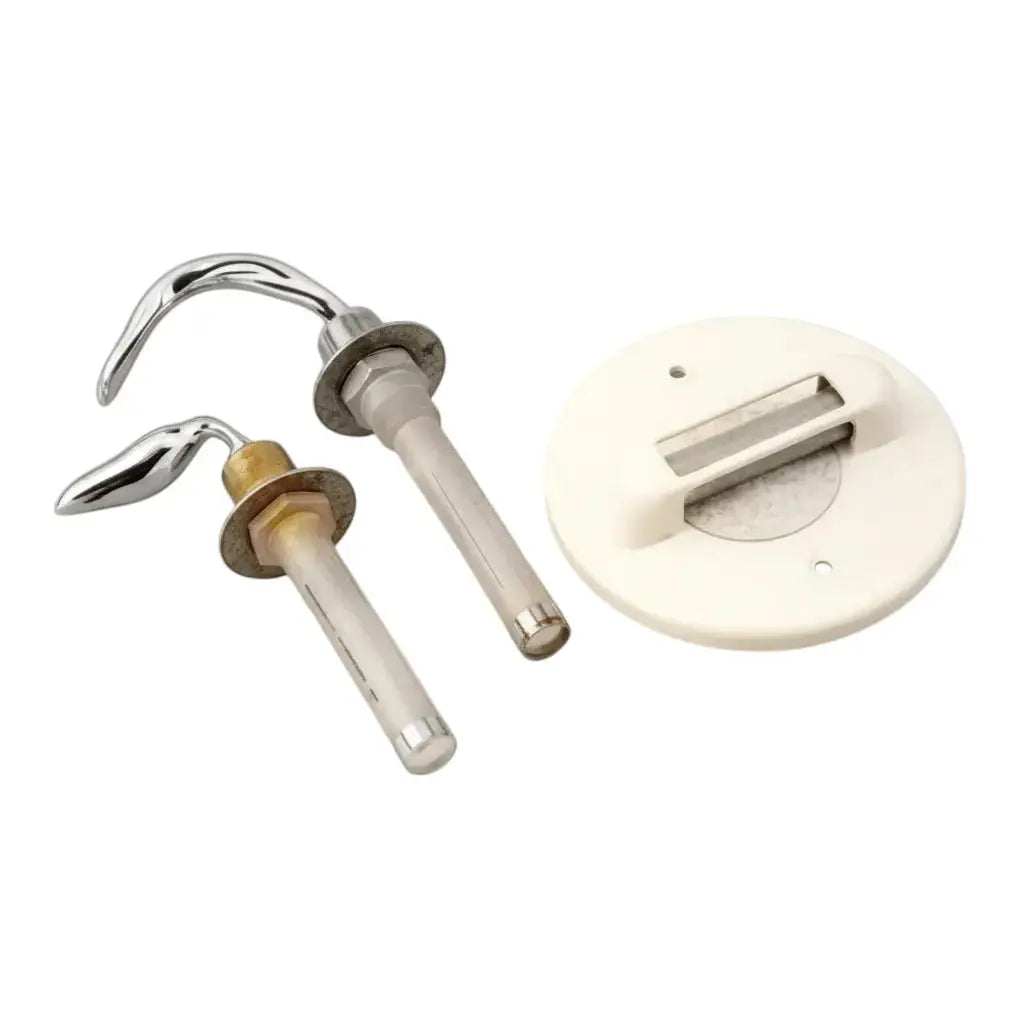 Heat sensors and mounting hardware designed to detect temperature changes and prevent fire hazards.
