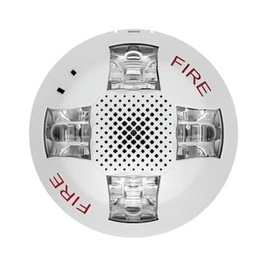 Kidde Ceiling Horn Strobe 15-115cd Fire Alert for Enhanced Safety Protection by Kidde