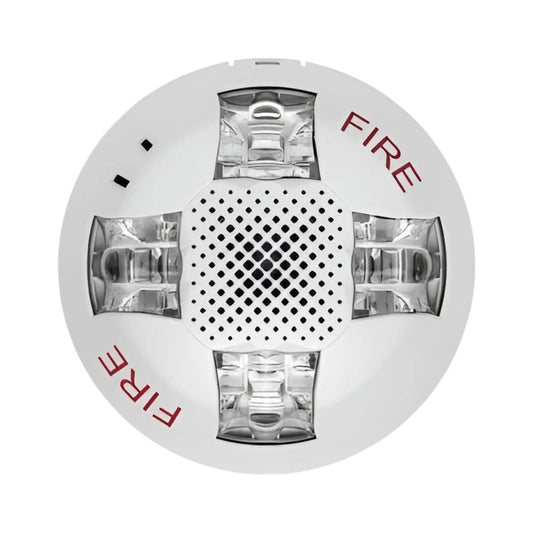 Kidde Ceiling Horn Strobe 15-115cd Fire Alert for Enhanced Safety Protection by Kidde