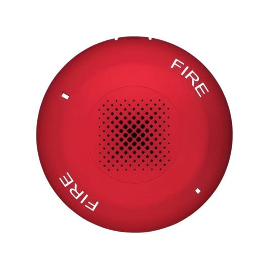 Kidde Genesis Red Fire Ceiling Speaker Clear Emergency Alerts for Safety by Kidde
