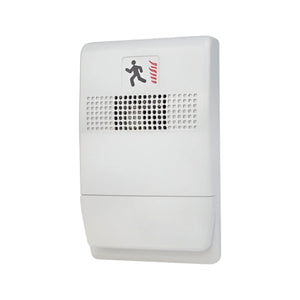 Kidde 24VDC Wall Mount Fire Alert Chime White UL/FM Approved for Safety Contractors by Kidde