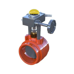8" Grooved Butterfly Valve Normal Closed Fire Protection by Jinan Meide
