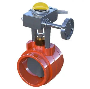 Normally Closed Grooved Butterfly Valve for Fire Control by Viking