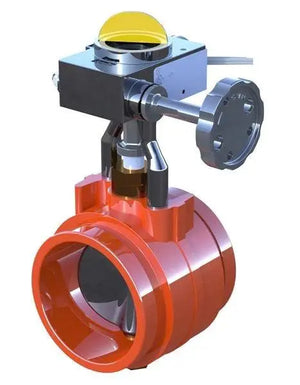 Normally Closed Grooved Butterfly Valve for Fire System by Kennedy Valve